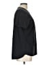 ADAY Solid Black Short Sleeve T-Shirt Size L - photo 4