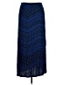 Apt. 9 Chevron-herringbone Blue Casual Skirt Size XL - photo 1
