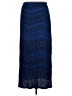 Apt. 9 Chevron-herringbone Blue Casual Skirt Size XL - photo 2