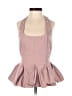 ASOS 100% Cotton Pink Sleeveless Blouse Size 2 - photo 1