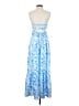 Unbranded 100% Polyester Blue Casual Dress Size S - photo 2