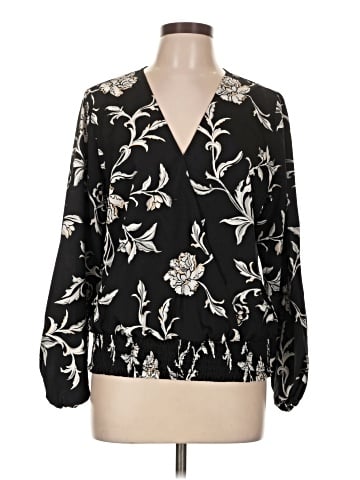 White House Black Market 3/4 Sleeve Blouse (view 1)