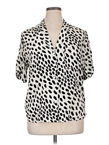 AYR Short Sleeve Silk Top (view 1)