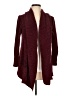 Seven7 100% Polyester Burgundy Cardigan Size L - photo 1