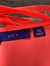 Apt. 9 100% Polyester Orange Short Sleeve Top Size XXL - photo 4