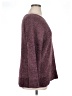 Matty M Tweed Burgundy Pullover Sweater Size XL - photo 4
