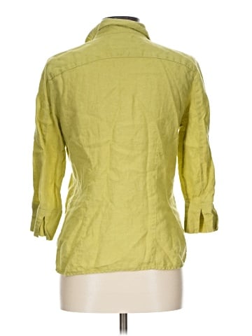 Talbots 3/4 Sleeve Button-Down Shirt (view 2)