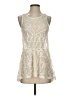 Express 100% Nylon Ivory Sleeveless Blouse Size XS - photo 1