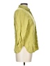 Talbots 100% Linen Green 3/4 Sleeve Button-Down Shirt Size 10 - photo 4