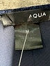 Aqua Solid Black Cocktail Dress Size M - photo 7
