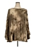New Directions Brown Long Sleeve Blouse Size 3X - photo 1