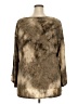 New Directions Brown Long Sleeve Blouse Size 3X - photo 2