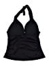 Apt. 9 Solid Black Swimsuit Top Size L - photo 1