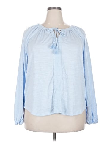 Cable & Gauge Long Sleeve Blouse (view 1)