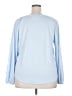 Cable & Gauge Blue Long Sleeve Blouse Size 2X - photo 2