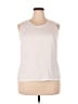 White Stag 100% Rayon White Sleeveless Top Size 18-20W - photo 1