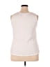 White Stag 100% Rayon White Sleeveless Top Size 18-20W - photo 2