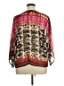 Blue Station 100% Polyester Animal Print Pink 3/4 Sleeve Blouse Size XL - photo 2