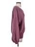 Free People Solid Purple Pullover Sweater Size S - photo 4