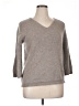 Carlisle 100% Cashmere Gray Cashmere Pullover Sweater Size XL - photo 1