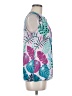 Violet & Claire 100% Polyester Teal Sleeveless Blouse Size M - photo 4