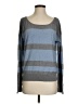 RVCA 100% Cotton Stripes Gray Pullover Sweater Size S - photo 1