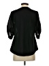 41Hawthorn 100% Polyester Black 3/4 Sleeve Blouse Size S - photo 2