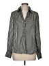Karen Millen 100% Polyester Stripes Black Long Sleeve Blouse Size 8 - photo 1