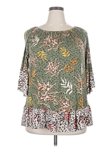 Style&Co 3/4 Sleeve T-Shirt (view 1)