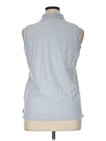 Lauren by Ralph Lauren Sleeveless Button-Down Shirt (view 2)