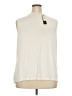 Talbots Ivory Sleeveless Blouse Size 3X - photo 2