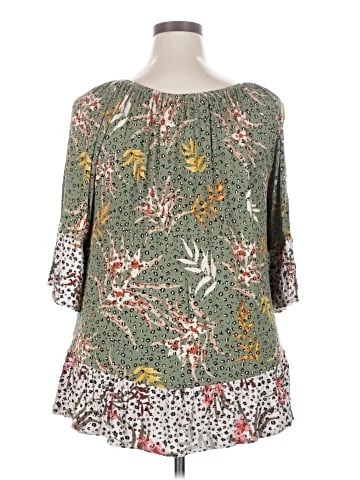 Style&Co 3/4 Sleeve T-Shirt (view 2)