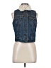 Levi's 100% Polyester Blue Denim Vest Size M - photo 1