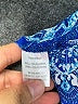 Parker 100% Polyester Paisley Blue Cocktail Dress Size L - photo 8