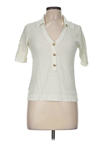 Ann Taylor Short Sleeve Blouse (view 1)