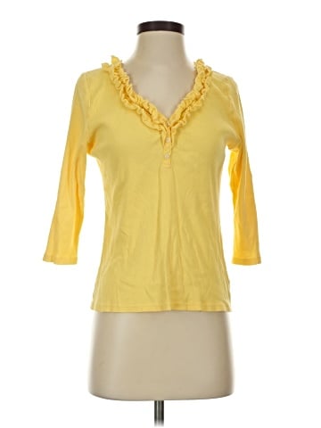 Lauren by Ralph Lauren 3/4 Sleeve Top (view 1)
