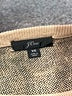 J.Crew 100% Merino Animal Print Tan Wool Sweater Size XS - photo 7