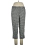 J.Jill Houndstooth Gray Linen Pants Size XL Petite - photo 1