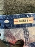 Guess Tie-dye Blue Denim Shorts Size 28 waist - photo 3