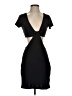 No Comment Solid Black Cocktail Dress Size S - photo 1
