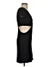 No Comment Solid Black Cocktail Dress Size S - photo 4