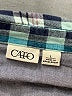 Cato 100% Cotton Plaid Teal Long Sleeve Button-Down Shirt Size L - photo 7