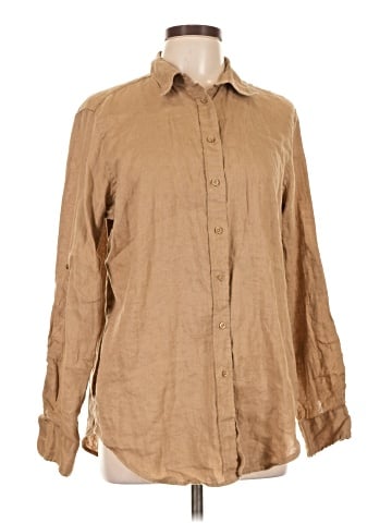 Lauren by Ralph Lauren Long Sleeve Button-Down Shirt (view 1)