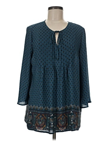 Jasmine & Juliana Long Sleeve Blouse (view 1)