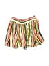 Jessica Simpson 100% Viscose Stripes Yellow Shorts Size XS - photo 1