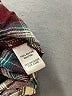 Cato 100% Rayon Plaid Burgundy Long Sleeve Button-Down Shirt Size L - photo 8