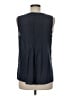 Theory 100% Silk Blue Sleeveless Silk Top Size M - photo 2