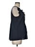 Theory 100% Silk Blue Sleeveless Silk Top Size M - photo 4