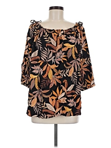 Susan Graver 3/4 Sleeve Blouse (view 1)