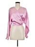 Vero Moda 100% Polyester Pink Long Sleeve Blouse Size M - photo 1